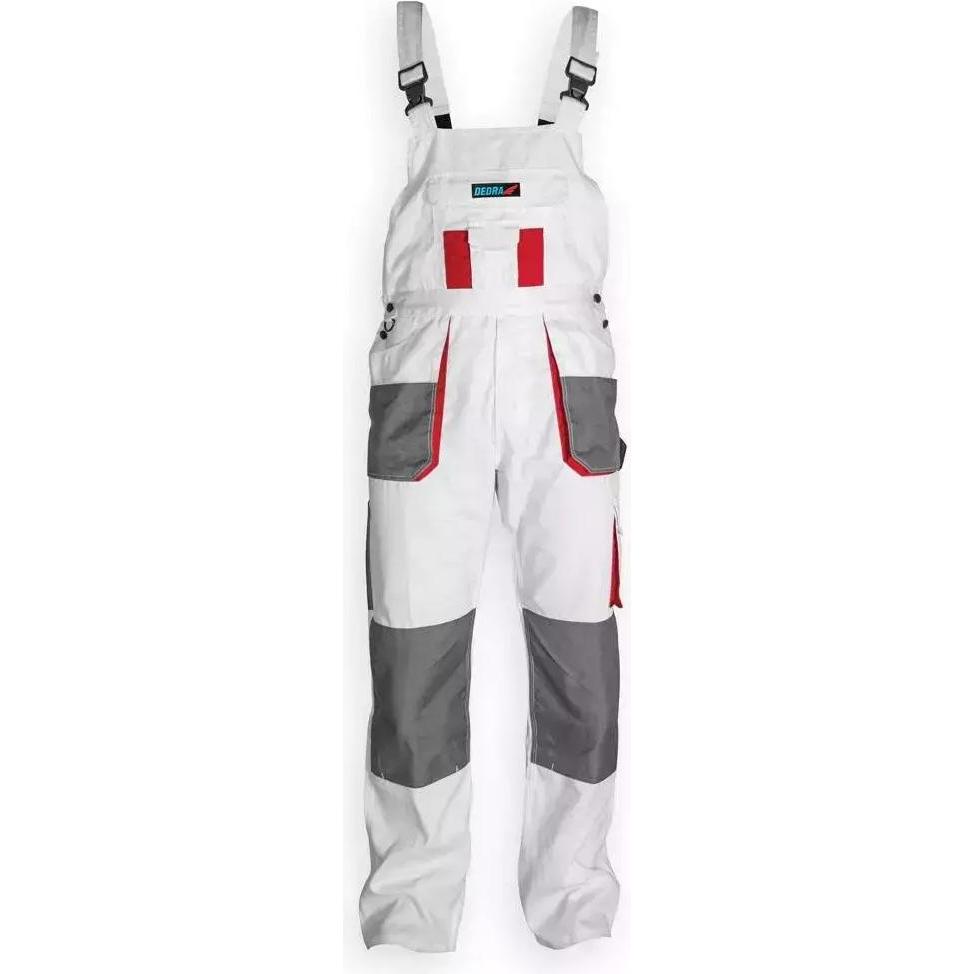 Dedra, Arbeitsjacke, Schutzlatzhose weiss Grösse M (BH4SO-M) (M)