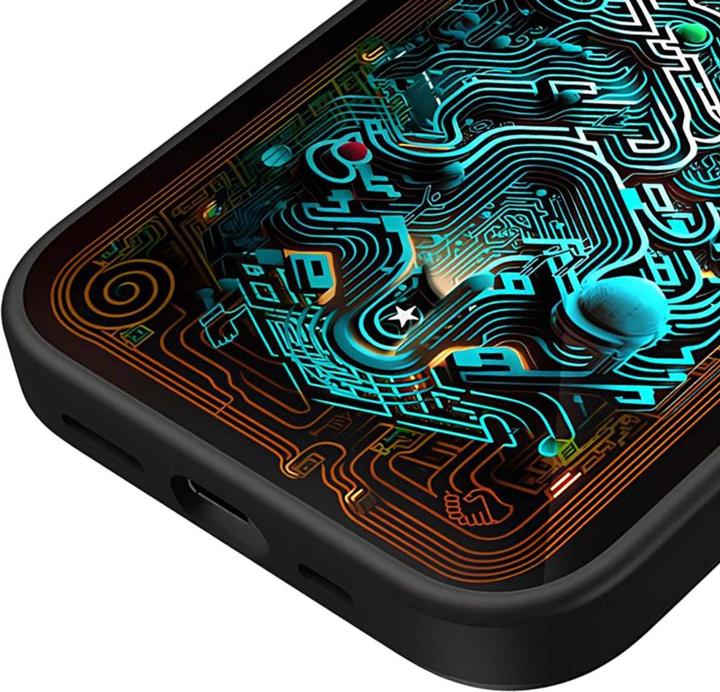 Actual product image STM Reveal Warm MagSafe – iPhone 15 Pro Max Hülle (Black Realm) (Apple iPhone 15 Pro Max)