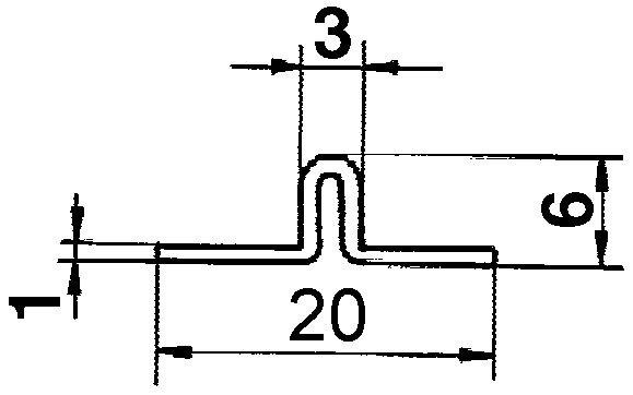 Actual product image Werkstarck Sliding door track