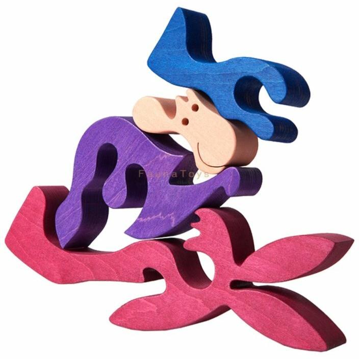 Fauna Holzpuzzle Esel Gross