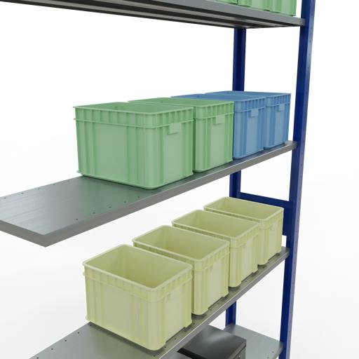 Image du produit Schulte Lagertechnik Système enfichable Élément suivant MULTIplus150 avec traverse de longueur