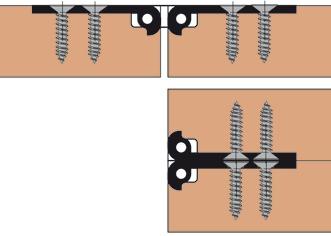Actual product image Werkstarck Table top hinges