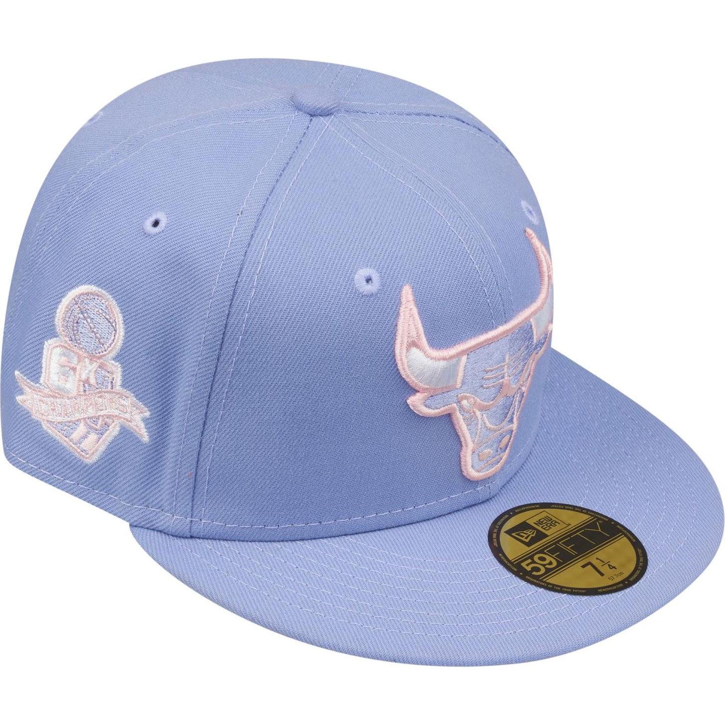 Thumbnail - New Era, Herren, Cap, 59Fifty Fitted Cap - Chicago Bulls lavendel - 8, Violett, (8)