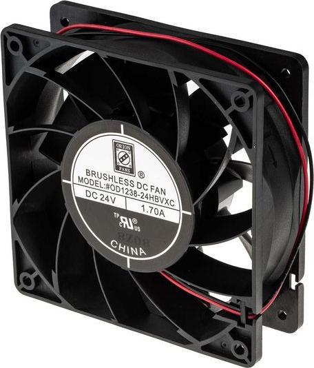 Produktbild RS PRO DC Axiallüfter 120mm 384m³/h 24Vdc (120 mm)