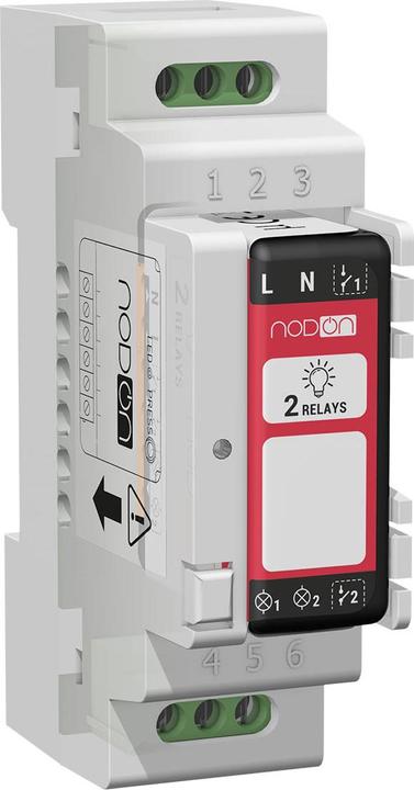 Productafbeelding NodOn NOD DRB-1-1-00 - DIN rail doos voor Zigbee of EnOcean relaisschakelaars (5 stuks)