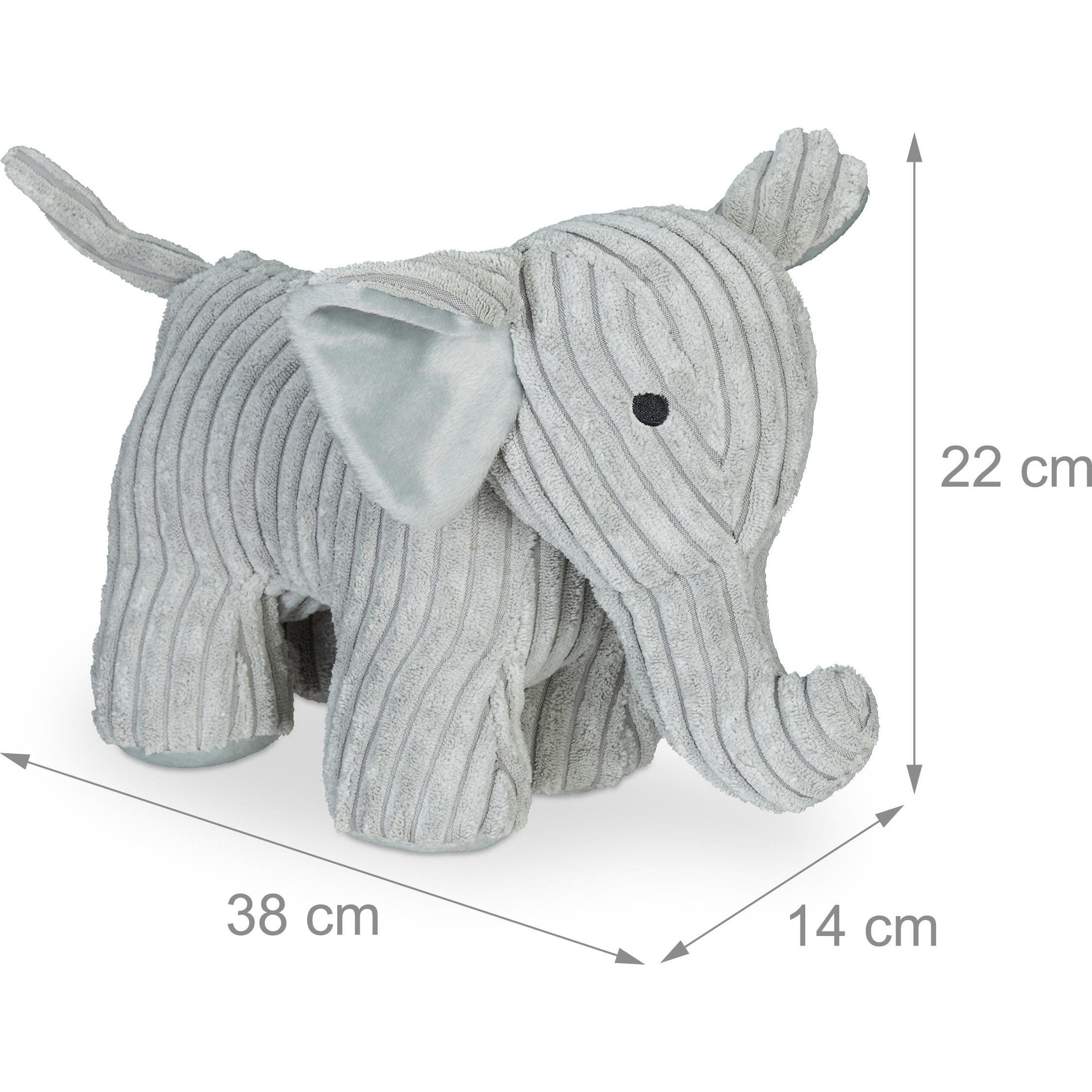 Thumbnail - Relaxdays, Türstopper, Elefant (1 Stück, 14 x 38 x 22 cm)
