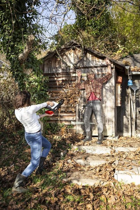 Actual product image Ikra Battery-powered leaf blower 20V 2Ah Mogatec ICB 20 (Rechargeable battery operated, Leaf blower)