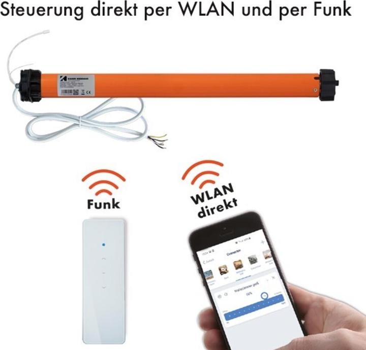 Produktbild Kaiser Nienhaus Funk Rohrmotor Rollladenantrieb Primus