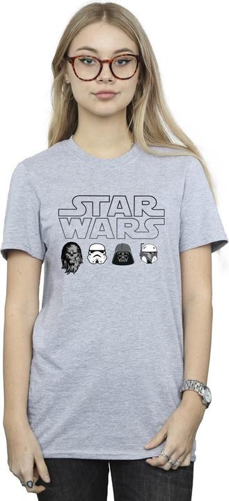 Produktbild Star Wars Character Heads TShirt (L)