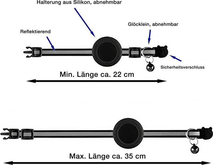 Image du produit X-Tac Collier AirTag (23, 24, 25, 27, 28, 29, 31, 32, 33, 34, 35, Chat, Chien, Général)