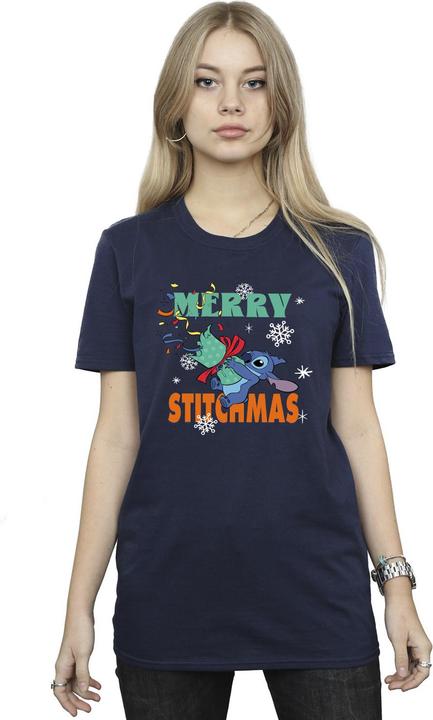 Produktbild Lilo & Stitch Merry Stitchmas TShirt (4XL)
