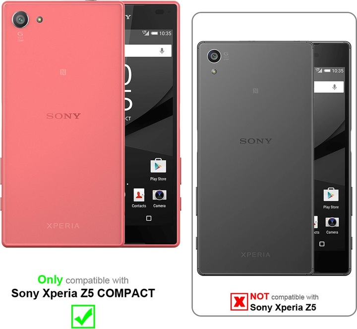 Actual product image Cadorabo Flip Smooth Cover (Sony Xperia Z5)
