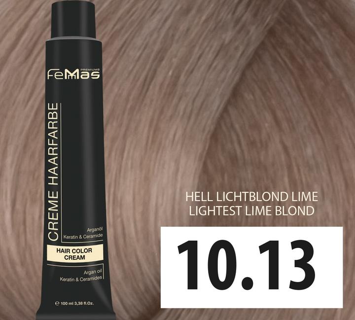 Produktbild FemMas 10.13) Haarfarbe Hell Lıchtblond Lıme 100ml (Hell Lıchtblond Lıme)