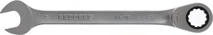 Image du produit Gedore Clé à cliquet à extrémité ouverte et à anneau (17 mm)