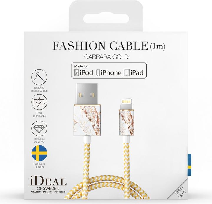 Actual product image iDeal Of Sweden Carrara Gold (1 m, USB 2.0)
