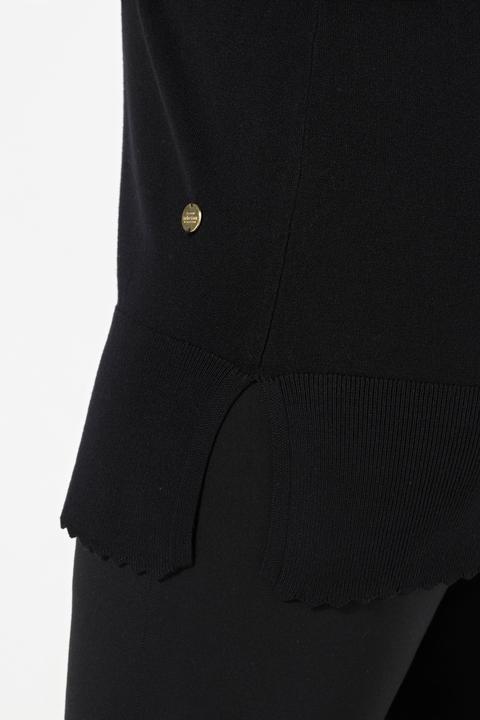 Produktbild Ulla Popken Pullover, Muschelsaum, Stehkragen, Langarm (56)