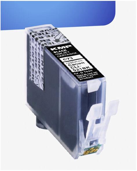 Image du produit KMP Cartouche d'encre C73 compatible avec Canon CLI-521 BK (CF)