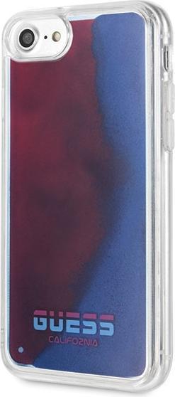 Produktbild Guess GUHCI8GLCRE iPhone 7/8/SE 2020 czerwony/red hard case California Glow in the dark (Apple iPhone 7, Apple iPhone SE, Apple iPhone 8)