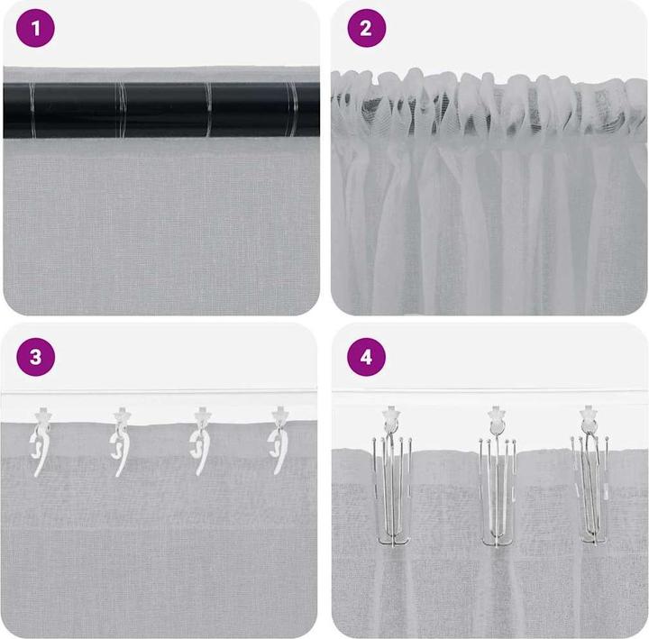Produktbild vidaXL Voile-Vorhang (140 x 245 cm)