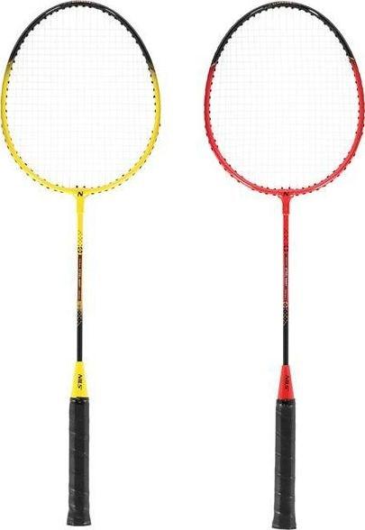 Productafbeelding Nils NRZ264 ALUMINIUM badmintonset 4 rackets 3 veerpijlen 600x60cm netkoffer