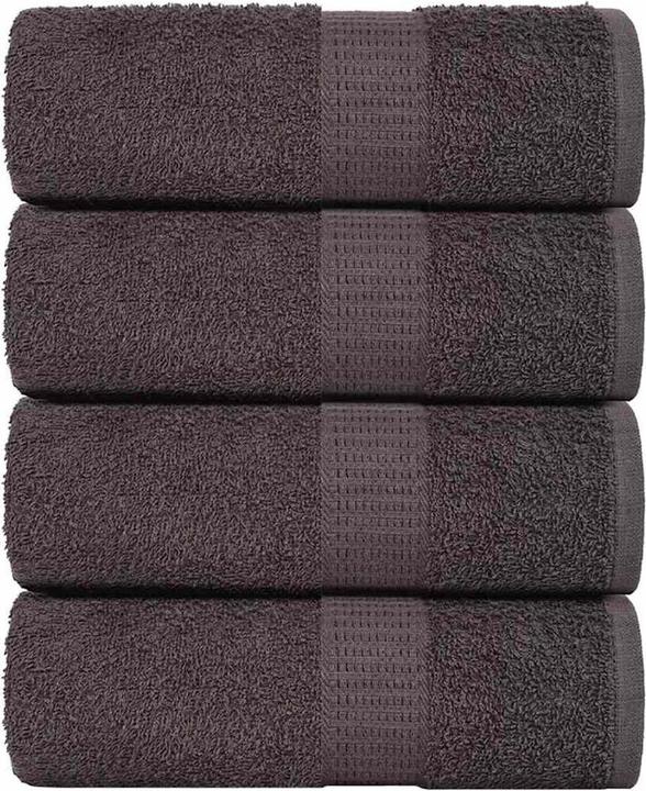 Immagine prodotto vidaXL Asciugamani per ospiti 4 pz. Antracite 30x50 cm 360 g/m² 100% cotone (30 x 50 cm)