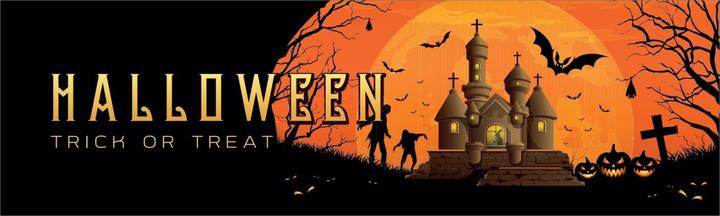 Productafbeelding Europalms Halloween spandoek, spookhuis, 300x90cm
