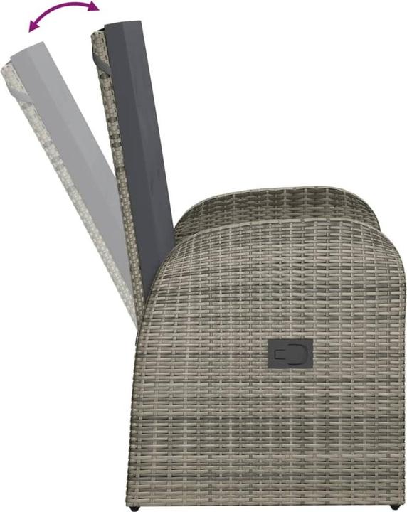 Actual product image vidaXL Gartenstuhl