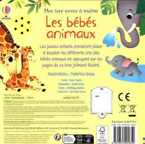 Image du produit Les Bebes Animaux - Mon Livre Sonore A Toucher - Des 1 An (Français, Iossa Federica, Taplin Sam, 2024)