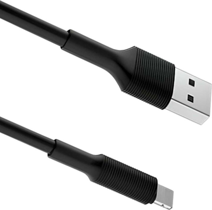 Immagine prodotto Borofone Caricabatterie da auto BZ2 con 2 porte USB + Lightning (2,4A) nero (1 m, 12 W)