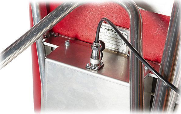 Productafbeelding Matador Elektrische kruiwagen E-ProfiMax met rode bak 90 liter