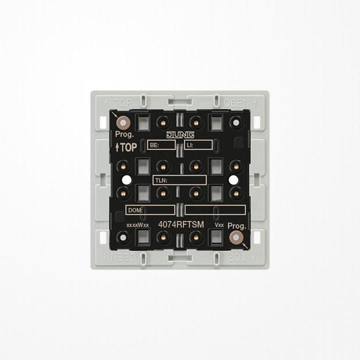 Actual product image JUNG Push-button KNX radio 4pkt incl. coupling 4074RFTSM