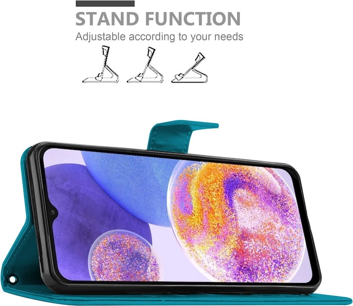 Produktbild Cadorabo Flower Book Hülle für Samsung Galaxy A23 4G (Samsung Galaxy A23)