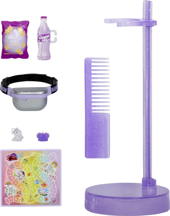 Actual product image Rainbow High Sparkle & Shine Fashiondukke - VIOLA (Lilla)
