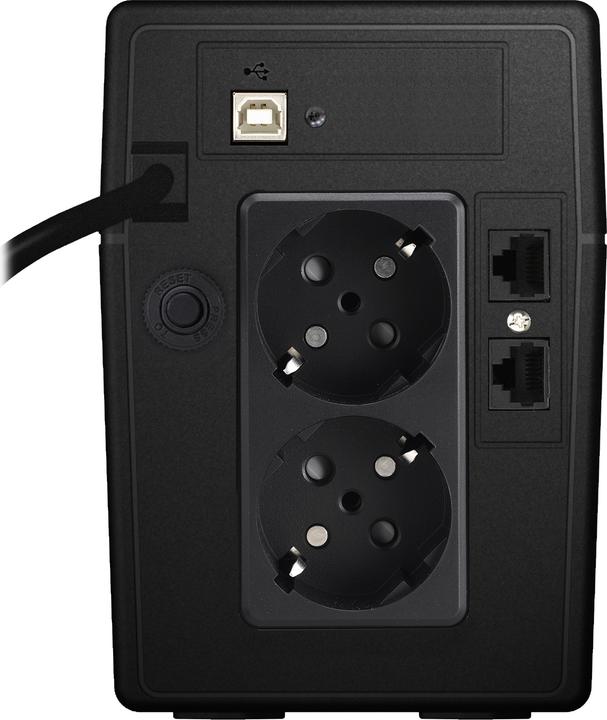 Produktbild Powerwalker VI 650 LCD Schuko 650VA / 360W Line-Interactive USV Tower AVR LCD (650 VA, 360 W, Line-Interaktiv USV)