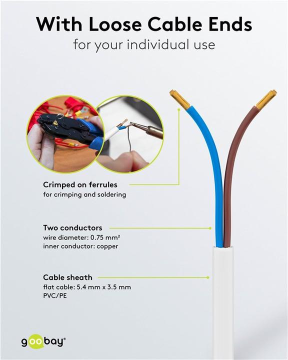 Produktbild Goobay Euro Kabel (1.50 m)