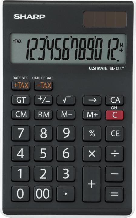 Produktbild Sharp EL-124TWH (Batteriebetrieb, Solarenergie)