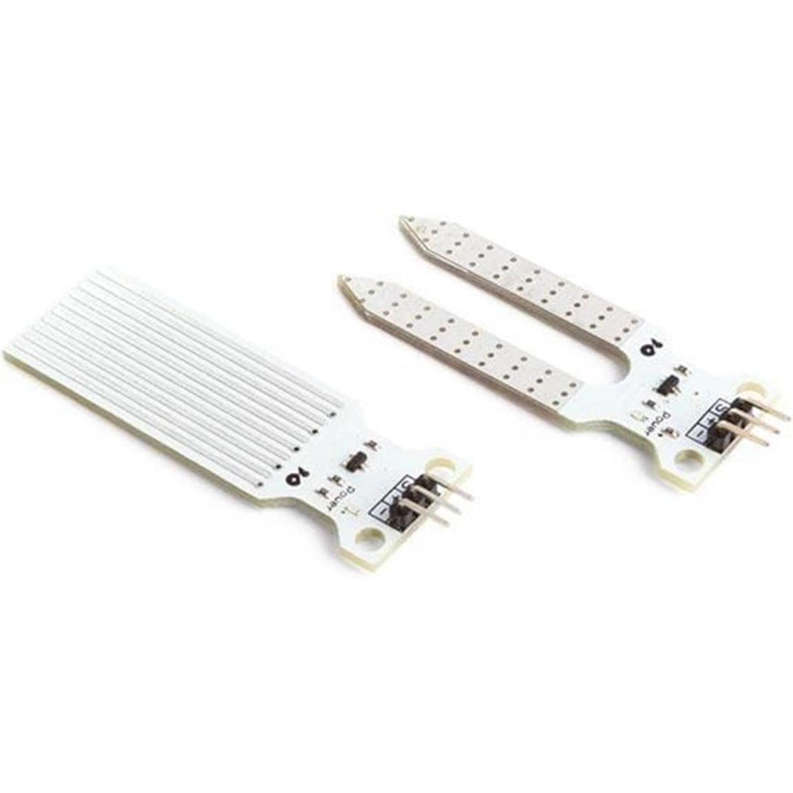 Whadda Sensor Boden Feuchtigskeit & Wasserpegel für Arduino, Entwicklungsboard Zubehör, Weiss