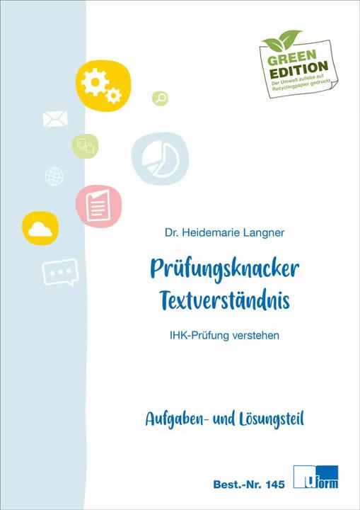 Produktbild Prüfungsknacker Textverständnis (Deutsch, Heidemarie Langner, 2025)