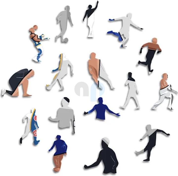 Actual product image Iconic Chelsea FC - Reece James - Wooden Puzzle Size L (500 pieces) (500 pieces)