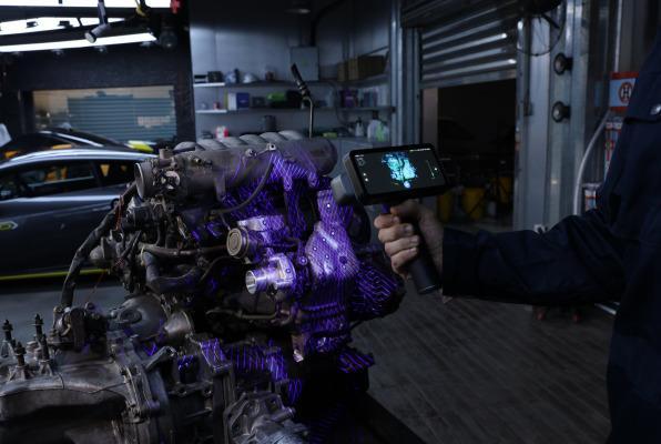 Actual product image Shining 3D Einscan Rigil