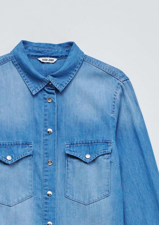 Actual product image Salsa Jeans Jeanshemd Denim Shirt W/ Front Pockets (XS)