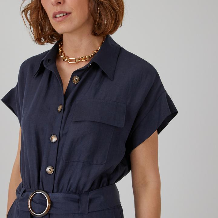Produktbild La Redoute Collections Jumpsuit mit langem Bein Signature (32)