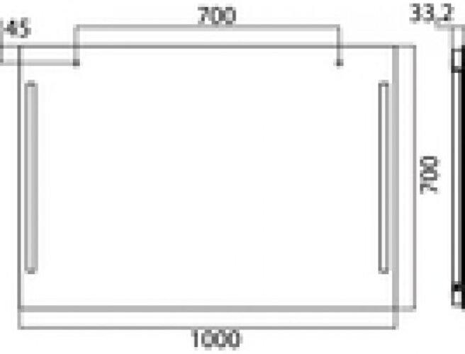 Image du produit Emco Miroir lumineux premium, Miroir lumineux LED premium 1000 x 700 mm