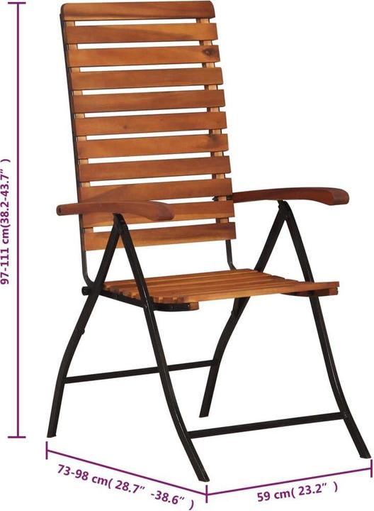 Produktbild vidaXL Gartenstuhl