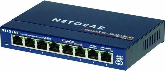 Actual product image Cudy GS108 network switch Gigabit Ethernet (10/100/1000) Black (8 ports)