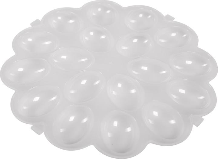 Produktbild UPP Eiertablett mit Deckel Tablett Eier Eierbox Eierteller Eierplatte Servierteller (1x)