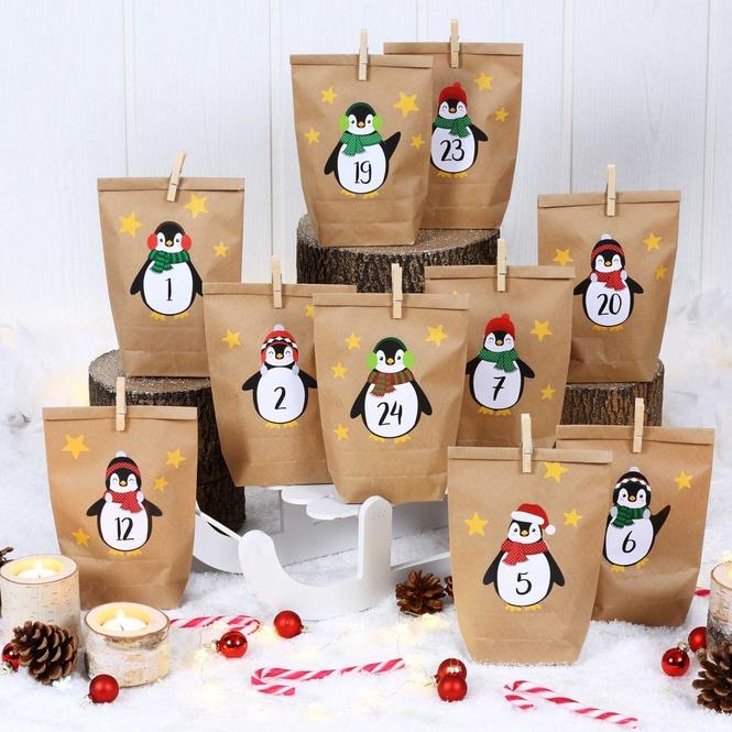 Produktbild Papierdrachen Pinguine