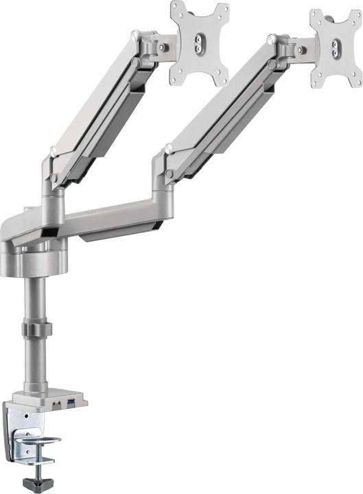 Produktbild Eaton Dual-Display Flex-Arm Mount for 13inch to 34inch Monitors - Clamp or Grommet USB Aud (Tisch, 34", 9 kg)