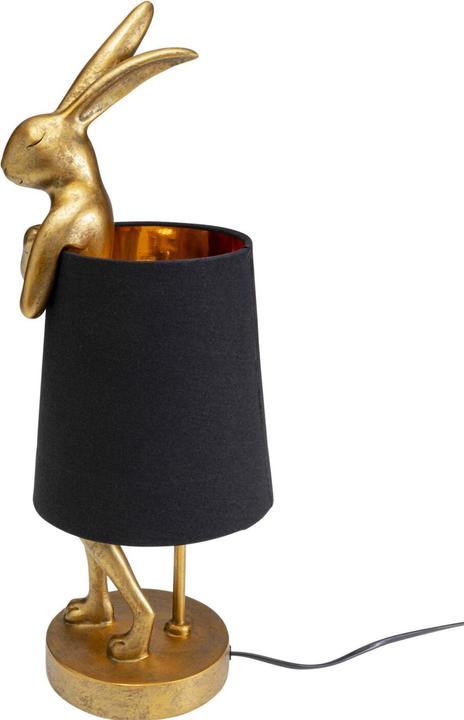 Image du produit Kare Design Lampe de table Animal Rabbit or/noir 50cm