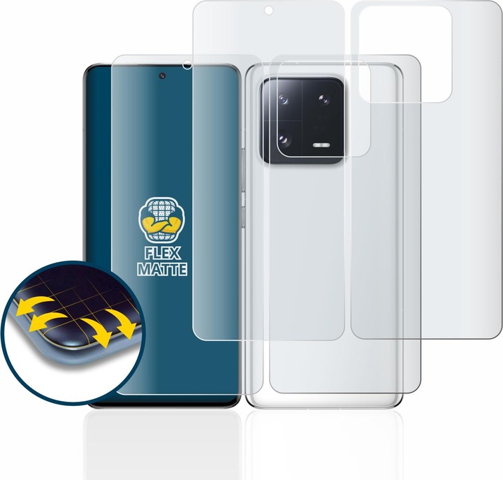Immagine prodotto BROTECT Full-Cover Pellicola Opaca (2 Pezzo/i, Xiaomi 13 Pro)